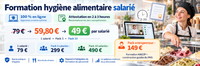 Hygiène alimentaire : une formation en ligne pensée pour les vendeurs et fabricants de glace